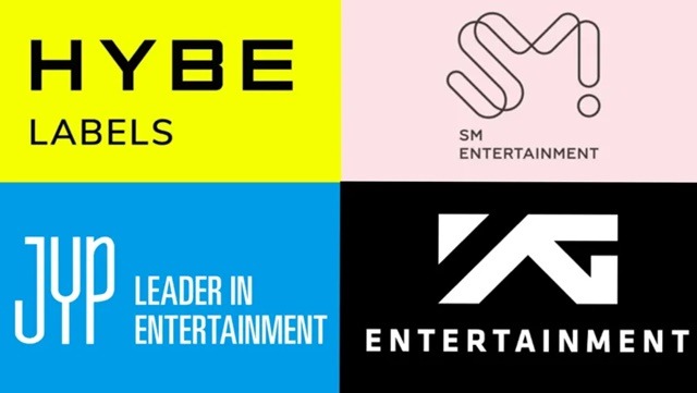 hybe, yg ,sm .jyp