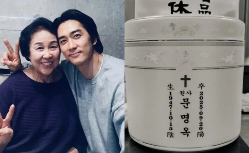 Song Seung Heon mourns late mother
